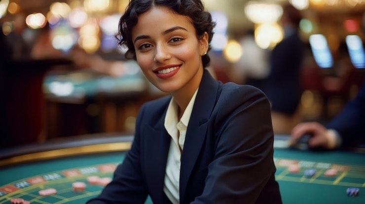 Antarmuka taruhan roulette di aplikasi mobile vio88bet